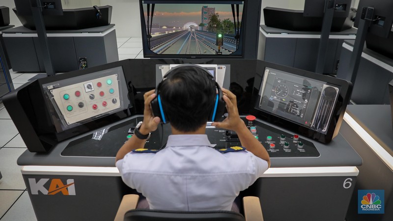 Suasana Depo LRT Jabodebek di Jatimulya, Bekasi, Jawa Barat, Kamis (6/7/2023). Suasana Depo LRT Jabodebek di Jatimulya, Bekasi, Jawa Barat, Kamis (6/7/2023). (CNBC Indonesia/Faisal Rahman)