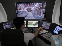 Penampakan Simulator LRT Jabodebek Bak Main Video Game