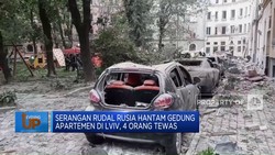 Rudal Rusia Hantam Gedung Apartemen Di Lviv, 4 Orang Tewas