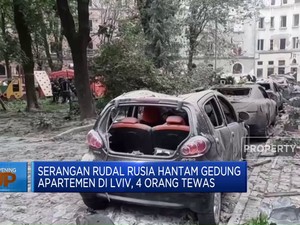 Rudal Rusia Hantam Gedung Apartemen Di Lviv, 4 Orang Tewas