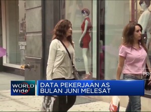 Video: Data Pekerjaan AS Bulan Juni Melesat