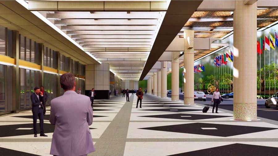 PT Wijaya Karya (Persero) Tbk (WIKA) akan mempercepat penyelesaian rehabilitasi Jakarta Convention Center (JCC), di Kawasan Gelora Bung Karno, Jakarta. (Dok. Wika)
