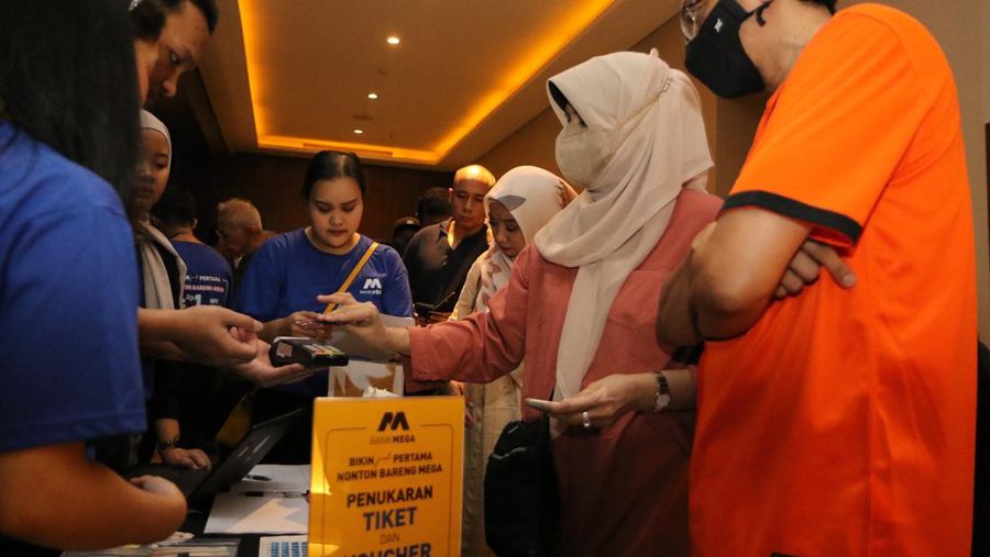 Nonton Bareng Bank Mega Mission Impossible 7 di XXI Senayan City (8/7/2023).