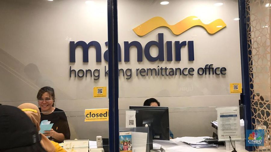 Mandiri Hong Kong Remittance Office. (CNBC Indonesia/Halimatus Sa’diyah)