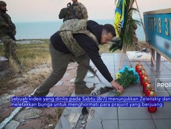 Peringatan 500 Hari Perang, Zelenskyy Kunjungi Pulau Ular
