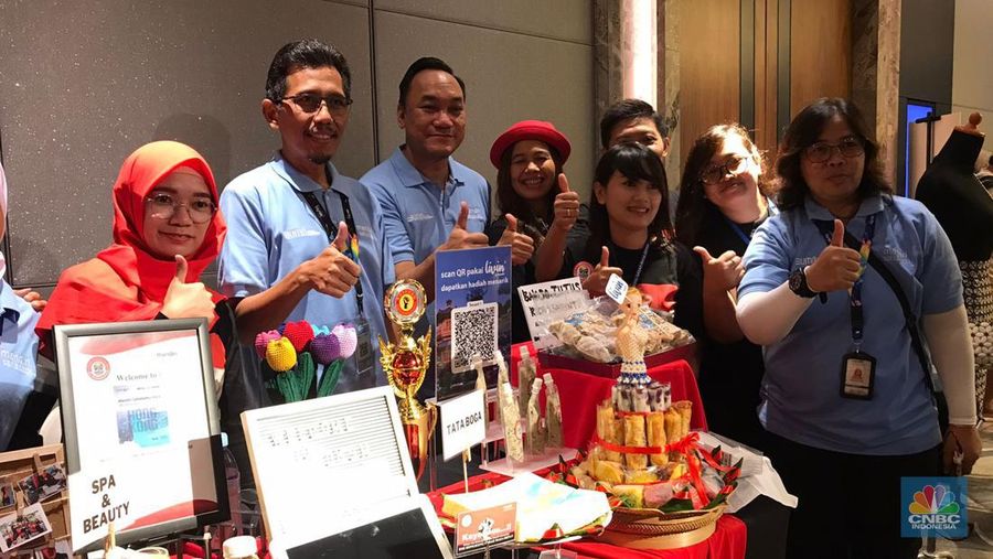 Program Mandiri Sahabatku di Hong Kong pada (9/7/2023). (CNBC Indonesia/Halima Sadiyah)