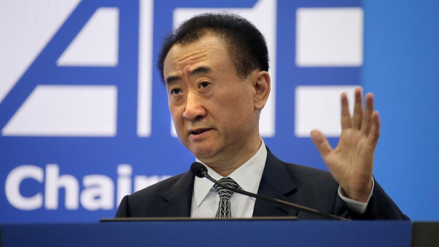 Chairman Wanda Group, Wang Jianlin. (AP Photo/Vincent Yu)