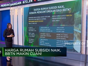  Harga Rumah Subsidi Naik, BBTN Makin Cuan!