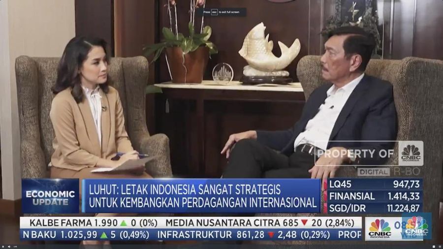 Menko Marves, Luhut B. Pandjaitan. (վ)
