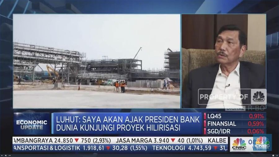 Menko Marves, Luhut B. Pandjaitan. (վ)