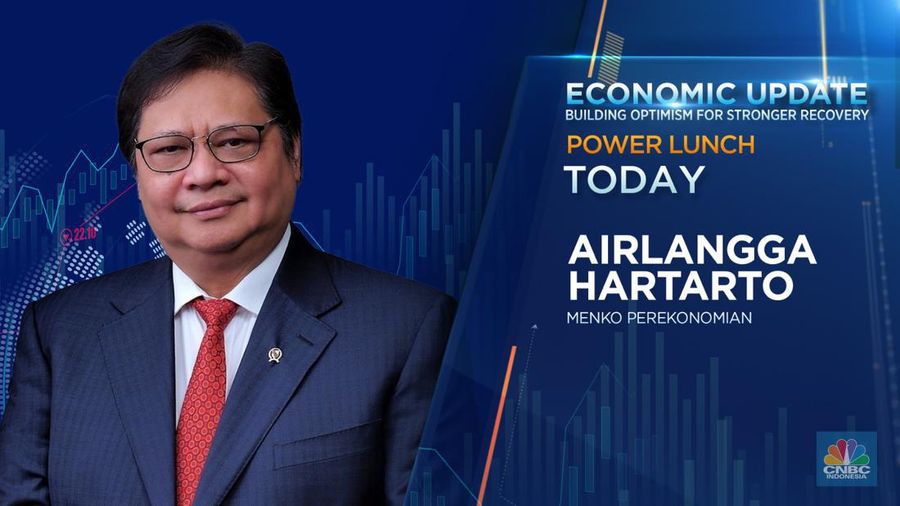 Menko Perekonomian Airlangga Hartarto. (CNBC Indonesia)