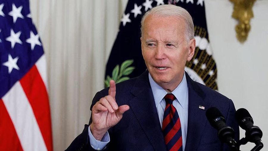 U.S. President Joe Biden delivers remarks on healthcare coverage and the economy, at the White House in Washington, U.S. July 7, 2023. REUTERS/Jonathan Ernst/File Photo