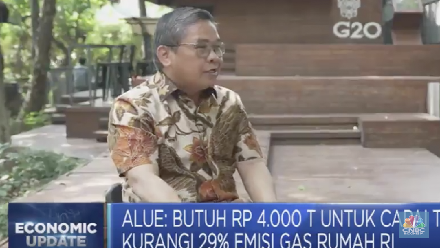 Wakil Menteri Lingkungan Hidup dan Kehutanan, Alue Dohong. (CNBC Indonesia)