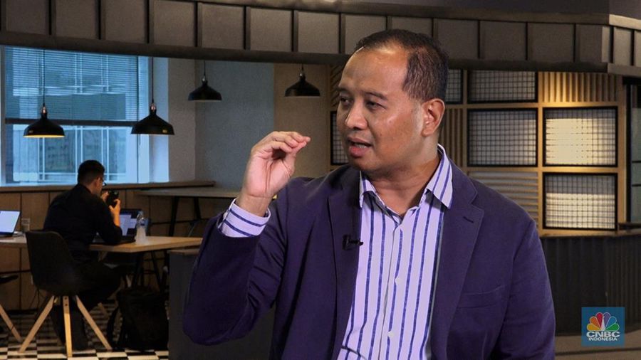 Deputi Bidang Pembiayaan dan Investasi IKN Agung Wicaksono dalam Economic Update di Program Evening Up yang berlangsung pada Selasa, (11/7/2023). (²©²ÊÍøÕ¾ TV)