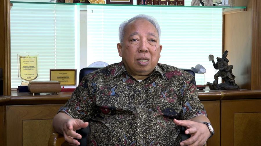 Ketua Bidang Perdagangan Benny Soetrisno dalam Economic Update yang berlangsung pada Selasa, (11/7/2023). (վ TV)