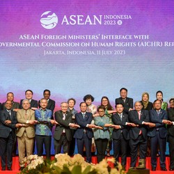 Potret Para Menlu ASEAN Kumpul di Jakarta Bahas Nuklir