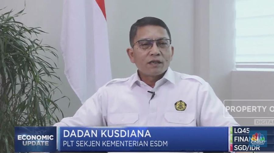 PLT Sekjen Kementerian ESDM Dadan Kusdiana. (CNBC Indonesia)