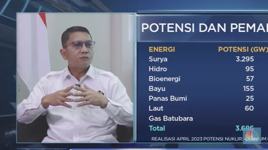 PLT Sekjen Kementerian ESDM Dadan Kusdiana. (CNBC Indonesia)