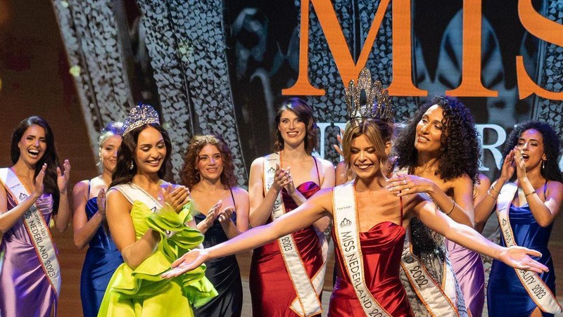 Rikkie Valerie Kollé dinobatkan sebagai Miss Netherland 2023. Kolle adalah menjadi wanita transgender pertama yang meraih gelar Miss Netherlands. (Dok. missnederland.nl)