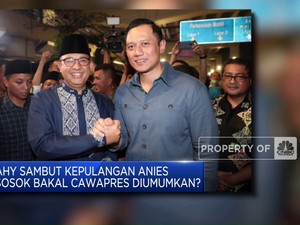 AHY Sambut Kepulangan Anies Sosok Bakal Cawapres Diumumkan?