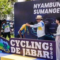 Lewat Cycling De Jabar, bank bjb Dorong Potensi Ekonomi