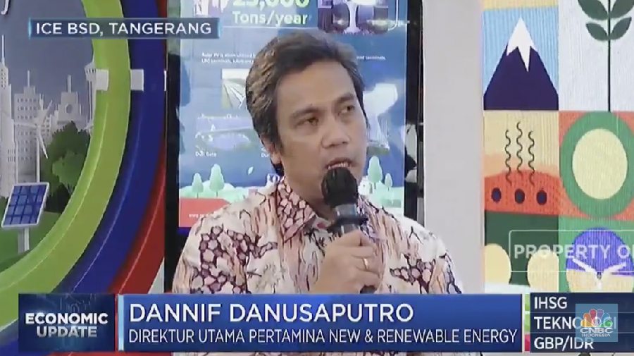 Dannif Danusaputro dalam EBTKE CONEX (ENERGY CORNER). (Tangkapan Layar CNBC Indonesia TV)