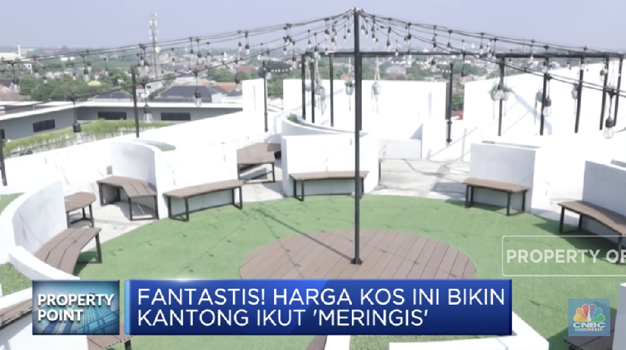 Fasilitas kos-kosan mewah di Jakarta. (CNBC Indonesia TV)