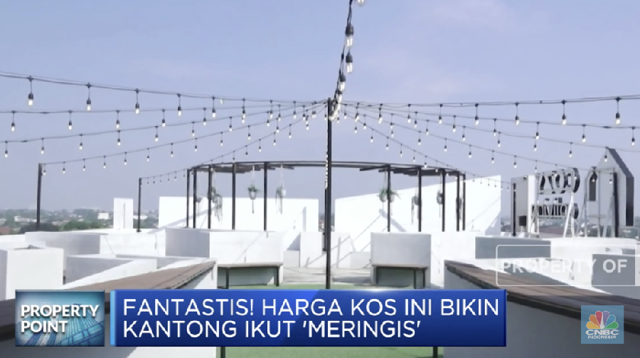 Fasilitas kos-kosan mewah di Jakarta. (CNBC Indonesia TV)