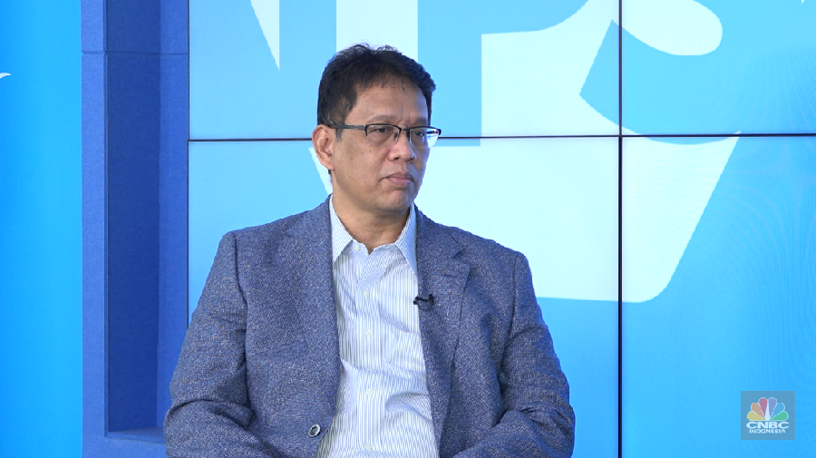 Ketua Dewan Komisioner LPS, Purbaya Yudhi Sadewa dalam Economic Update yang berlangsung pada Kamis, (13/7/2023). (CNBC Indonesia TV)