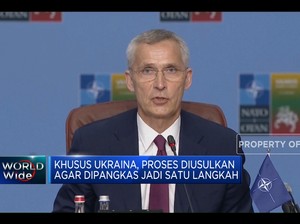 Sekjen NATO Usul Ukraina Gabung Tanpa Persetujuan Anggota