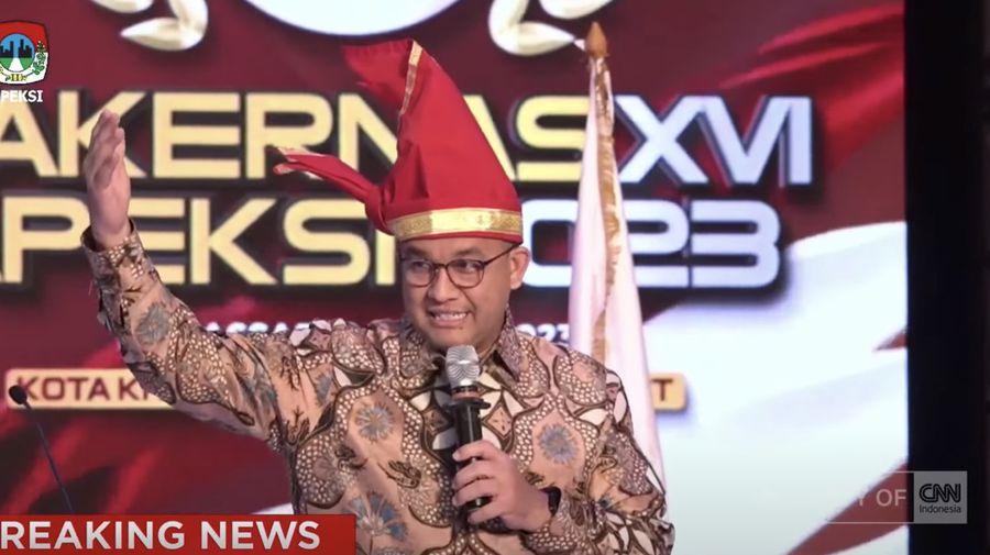 Anies Baswedan. (YouTube/CNN Indonesia)