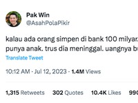 Meninggal Dunia Tanpa Keluarga, Tabungannya Buat Siapa?