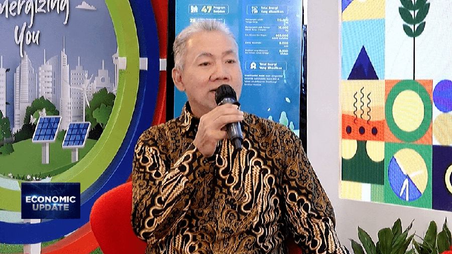 Direktur Utama PGN Arief Setiawan Handoko Dalam Economic Update. (CNBC Indonesia TV)