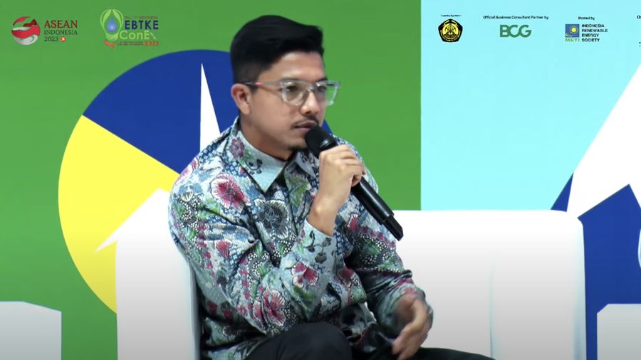 Diriector of Strategic Planning and Business Development PT Pertamina Power Indonesia, Fadli Rahman. ((YouTube/Indonesia EBTKE ConEx)