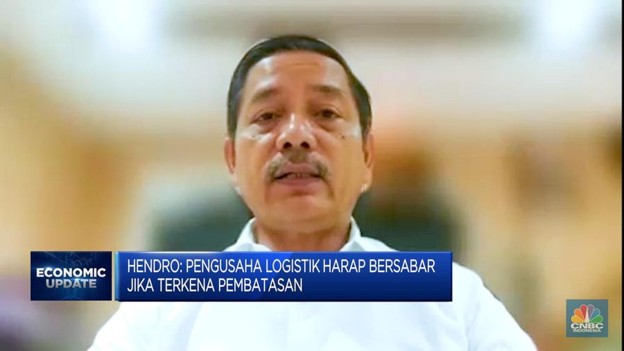 Dirjen Perhubungan Darat Kemenhub, Hendro Sugiatno dalam Economic Update yang berlangsung pada Kamis, (13/7/2023). (CNBC Indonesia TV)