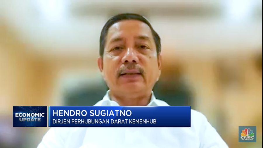 Dirjen Perhubungan Darat Kemenhub, Hendro Sugiatno dalam Economic Update yang berlangsung pada Kamis, (13/7/2023). (²©²ÊÍøÕ¾ TV)