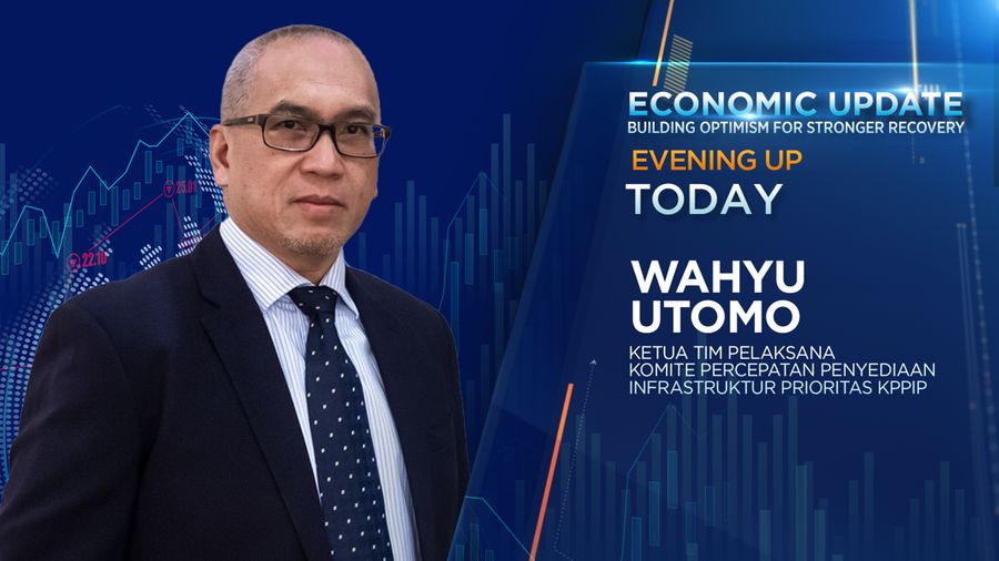 Ketua Tim Pelaksana Komite Percepatan Penyediaan Infrastruktur Prioritas KPPIP Wahyu Utomo dalam Economy Update pada program Evening Up di CNBC Indonesia. (CNBC Indonesia TV)