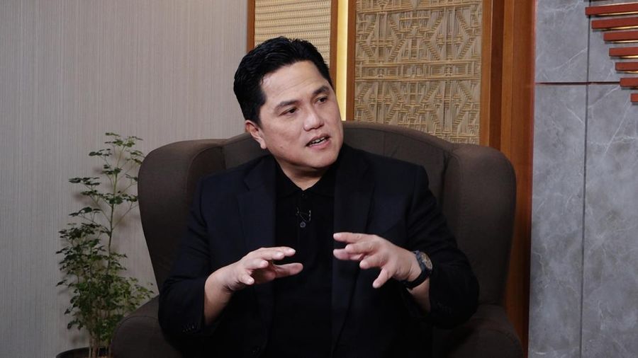 Menteri BUMN Erick Thohir dalam Economy Update di վ. (վ TV)
