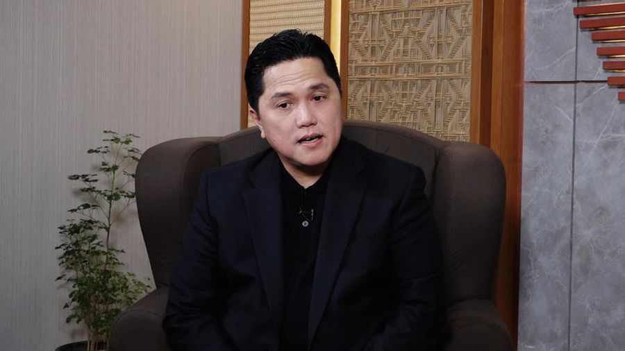 Menteri BUMN Erick Thohir dalam Economy Update di CNBC Indonesia. (CNBC Indonesia TV)