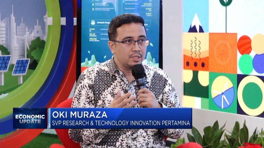SVP Research & Technology Innovation Pertamina Oki Muraza dalam Economic Update. (CNBC Indonesia TV)