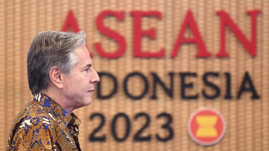 Anthony Blinken Menteri Luar Negeri AS saat di KTT ASEAN 2023 di Jakarta, (Dok. gallery.asean)