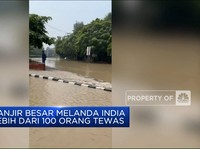 Video: Banjir Besar Melanda India, Lebih Dari 100 Orang Tewas