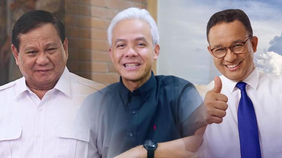 Kolase 3 Calon Presiden 2024. (Instagram/prabowo/ganjar_pranowo/aniesbaswedan)