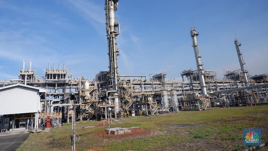 LPG Facility di PGN Saka Pangkah, Gresik. (CNBC Indonesia/Firda DwiMuliawati)