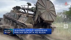 Video: Wagner Group Serahkan Ribuan Senjata Ke Rusia