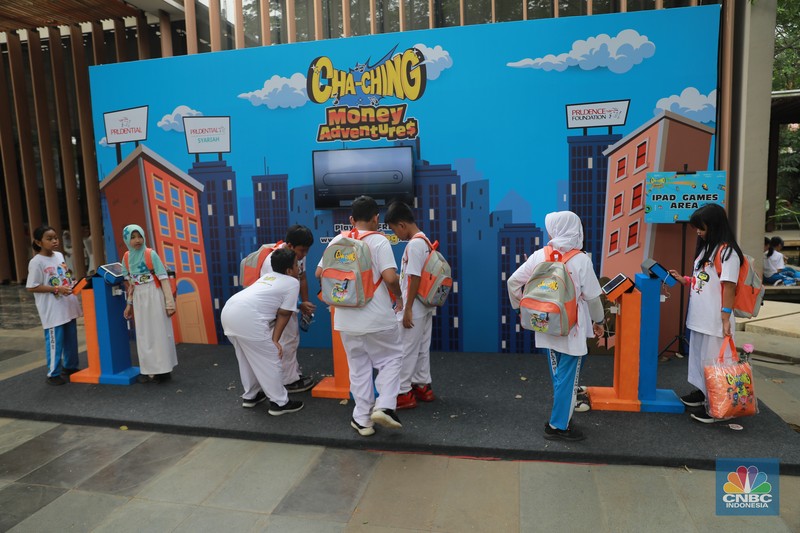 Game Atur Keuangan Cha Ching Money Adventures. (CNBC Indonesia/Muhamad Sabki) Game Atur Keuangan Cha Ching Money Adventures. (CNBC Indonesia/Muhamad Sabki)