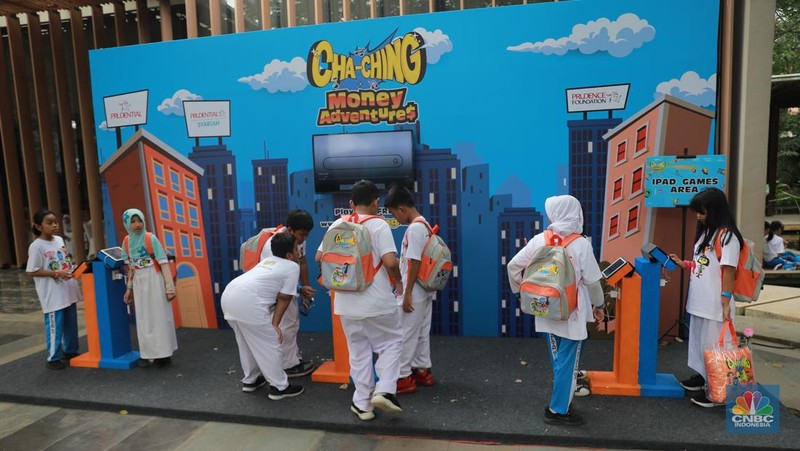 Game Atur Keuangan Cha Ching Money Adventures. (CNBC Indonesia/Muhamad Sabki)