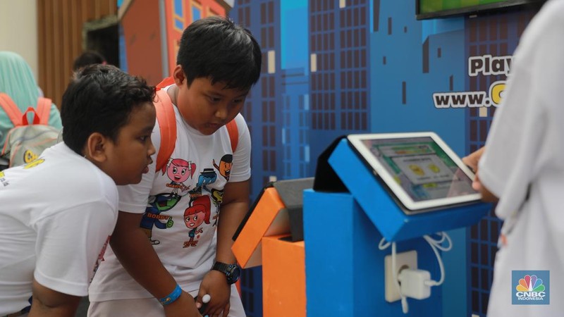 Game Atur Keuangan Cha Ching Money Adventures. (CNBC Indonesia/Muhamad Sabki)