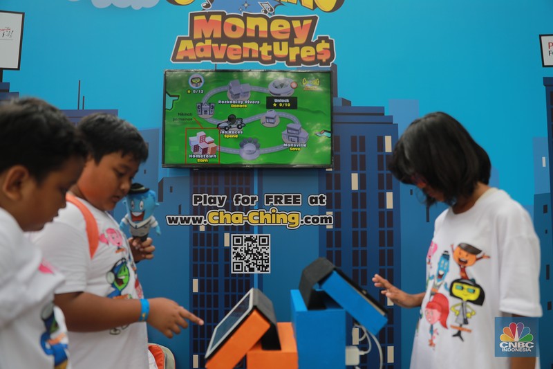Game Atur Keuangan Cha Ching Money Adventures. (CNBC Indonesia/Muhamad Sabki) Game Atur Keuangan Cha Ching Money Adventures. (CNBC Indonesia/Muhamad Sabki)