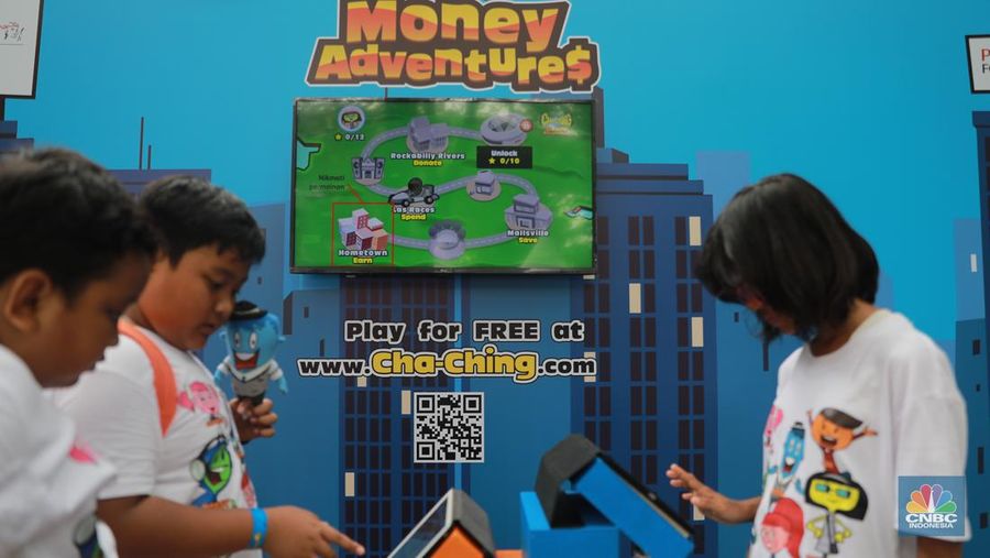 Game Atur Keuangan Cha Ching Money Adventures. (CNBC Indonesia/Muhamad Sabki)